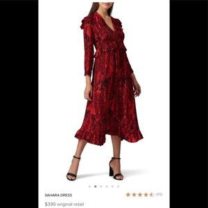 Midi dress washable medium ba&sh Sahara dress